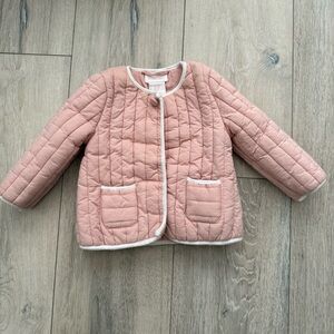 Shabby Chic Blush Quilted Baby/ Kids Puffer Jacket size 6-9M